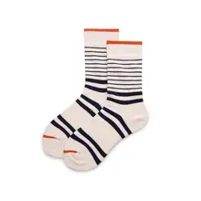 Женские, мужские, однотонные, полосатые, хлопковые, спортивные носки, носки до щиколотки, унисекс, цвета слоновой кости, черные, в полоску, короткие зимние носки, 5 пар/лот, AL182SC