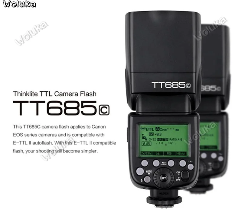 Godox TT685 TT685C TT685N TT685S TT685F TT685O ttl HSS камера Вспышка Speedlite для C/N/S/F/O DSLR камеры CD50 T03Y