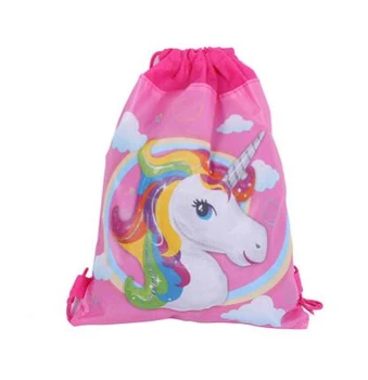 

6PCS 27x34cm Children Non-woven Candy Bag Gift Bag Packaging Cartoon Mermaid Mickey Minnie Spiderman Double-sided Shopping Bag