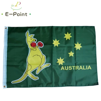 

Boxing Kangaroo Flag Australia Day 2ft*3ft (60*90cm) 3ft*5ft (90*150cm) Size Christmas Decorations for Home Flag Banner