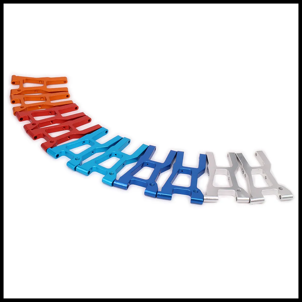 

Front Lower Suspension Arm Set A-Arm Left&Right For Rc Hobby Car 1/10 HPI RS4 113697 RS4004 Suspension Arm Set CNC Aluminum