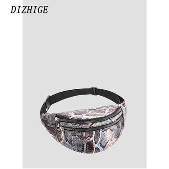 

Women bag Serpentine chest bag female Pu leather messenger handbag Fashion high quality shoulder crossbody bags for women 2019