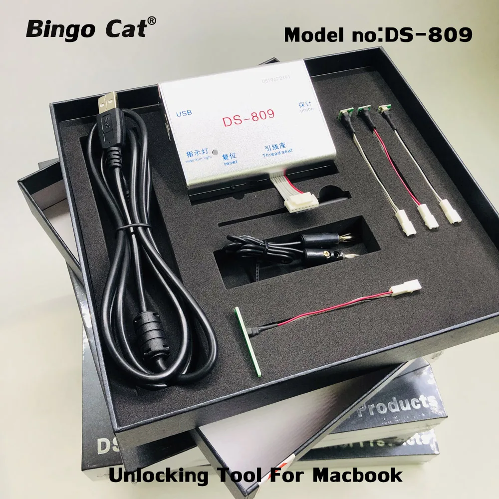 DS 809 Unlocking Tool EFI PadLock Unlock for Repair Macbook iMac Air SPI ROM IC Read Write DS809 fo