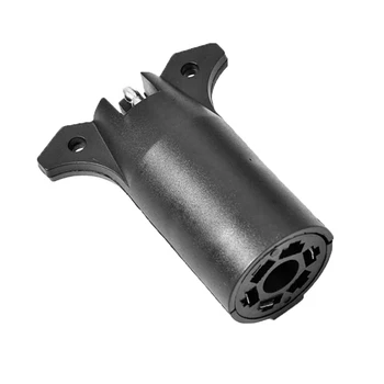 

7-Way to 4-Way Flat Trailer Adapter Terminal Nylon Housing 7-pin to 4-pin Trailer Wiring Adapter US Plug