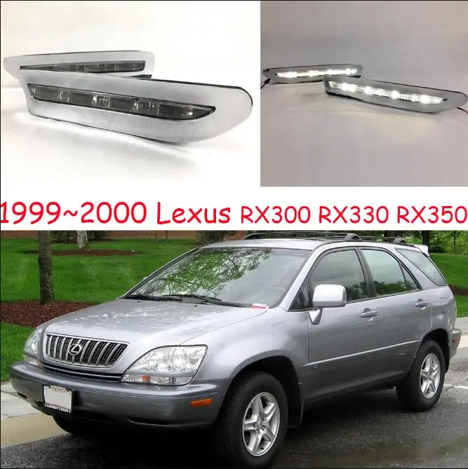 1999~ 2000 год для Lexus RX330 RX300 RX350 Дневной светильник автомобильные аксессуары светодиодный DRL головной светильник для Lexus противотуманный светильник - Цвет: picture