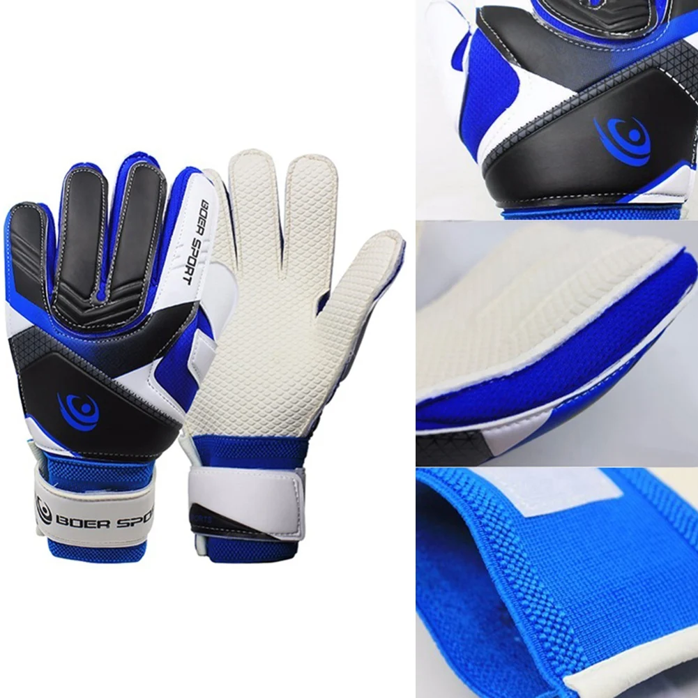 Professional Soccer Goalkeeper Gloves for Children, Anti-Slip, Finger Protection, Football Goalie Gloves, Kids, Wearable 4