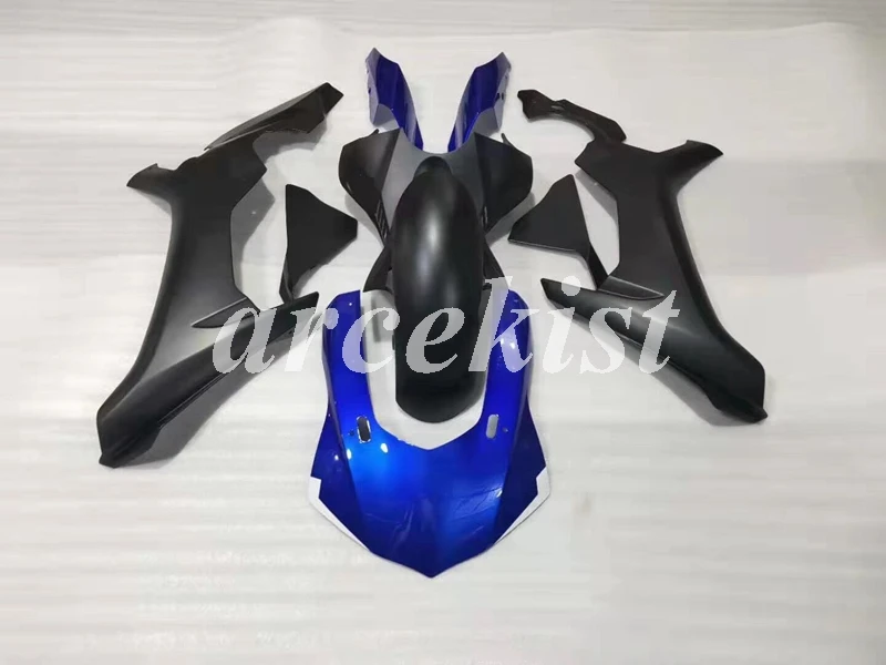 

New ABS Injection mold complete Fairing kit fit for YAMAHA YZF - R1 2015 2016 YZF R1 15 16 17 18 YZF1000 Custom blue black matte