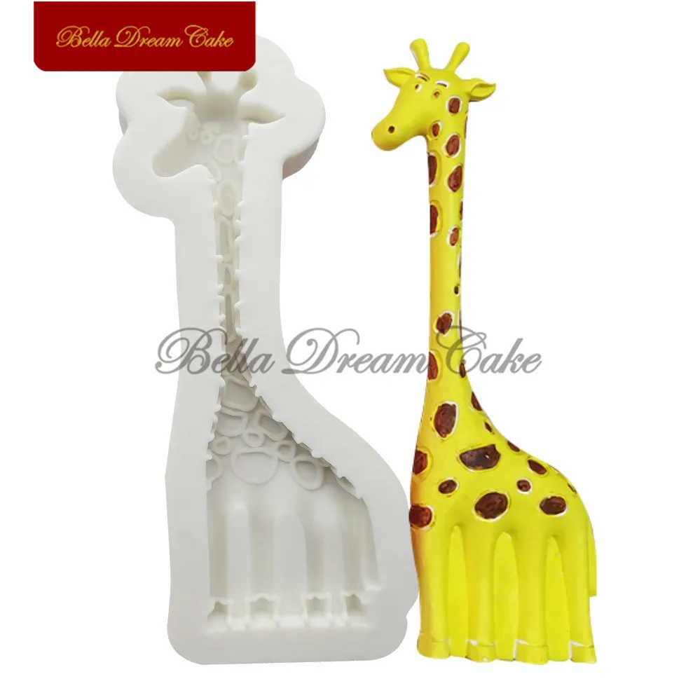 

Giraffe Animals Silicone Mold Fondant Chocolate Cake Molds Cake Decorating Tools DIY Handmade Clay Soap Mould Bakeware