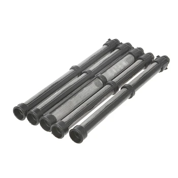 

5Pcs Black 60 Mesh Airless Pump Filter For Airless Spray Gun Replacement Tools