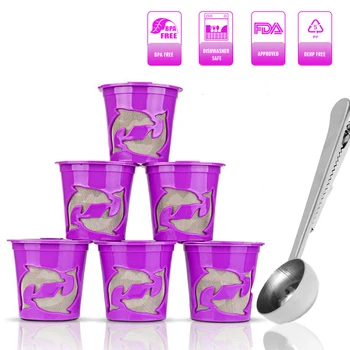 

Reusable K cup refillable capsule coffee filter POD for keurig 2.0, K 200, K 250