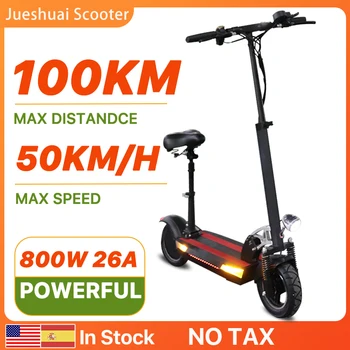 شراءسكوتر كهربائي 48 فولت سكوتر الكهربائية 800 واط 500 واط موتور Ebike10-Inch عجلتين E سكوتر 26A 100km/ساعة سكوتر كهربائي للبالغين