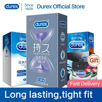 

Durex Condoms for Men Protracted Safe Delay Penis Sleeve Long Lasting Natural Latex Lubricated Close Fit Condom Sex Products