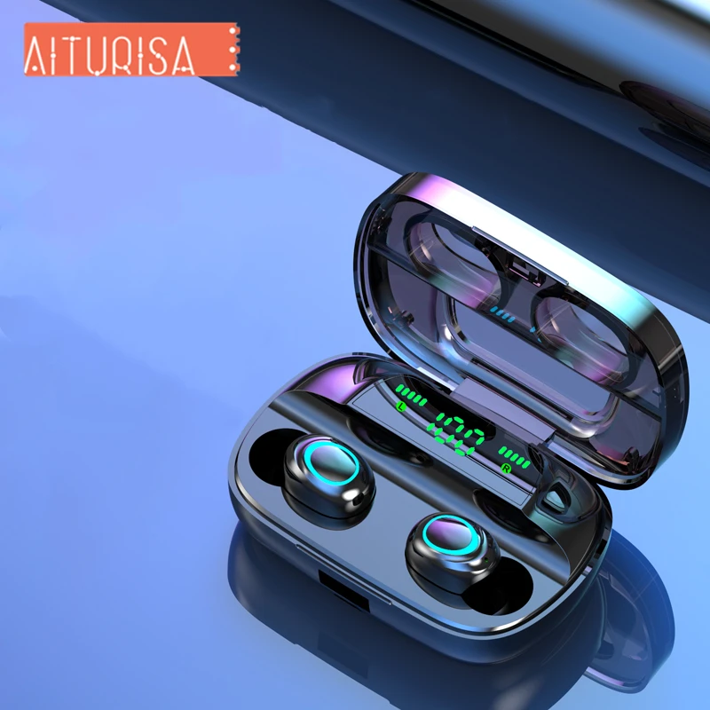 

New Wireless Earbud In-ear Sport Bluetooth 5.0 Touch Headphone Built-in Microphone Call With 3000 mAh Charging Box For Samsung