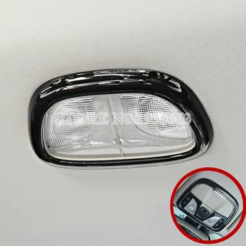 

For Jeep Cherokee Inner Front & Rear Reading Light Cover Black 2014-2016 3pcs