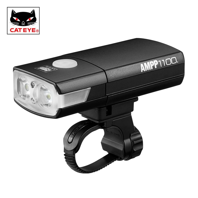 Cateye велосипедный светильник головной светильник 1100 Люмен USB Rechargebale MTB велосипедный руль ночной непромокаемый 5 режимов передний велосипедный флэш-светильник