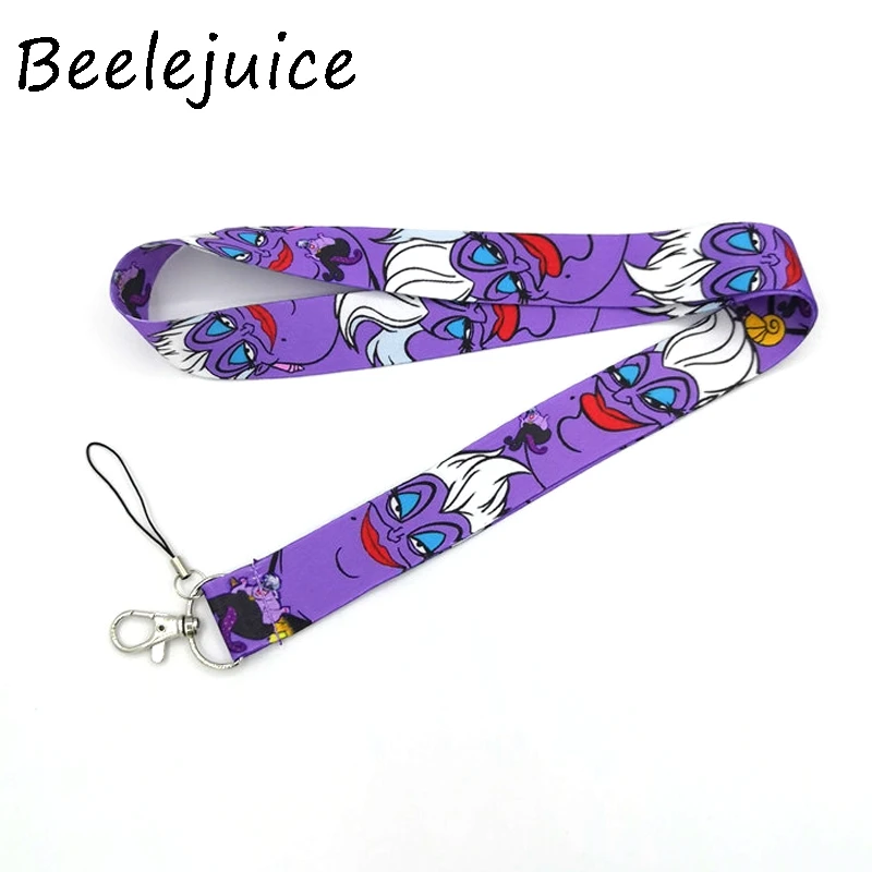 B0276-1 Злая королева Урсула Cruella Maleficent модный простой брелок для мобильного телефона на шею с ремешком для ключей ID карты мобильного телефона USB - Цвет: B0276-1