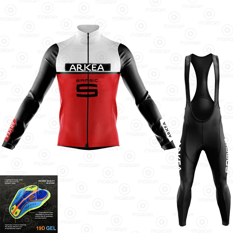 

Cycling Jersey Set 2020 Pro Team ekoing Long Sleeve Spring Cycling Clothing Mtb Roupa Ciclismo Hombre Triathlon Cycling Set