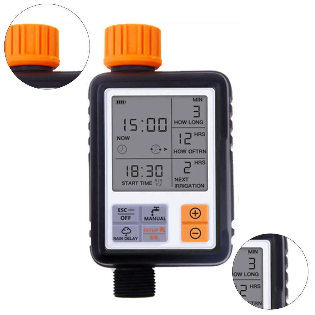 Automatic Irrigation Water Timer Lcd Screen Sprinkler Controller Outdoor Garden Watering Device Tool | Дом и сад