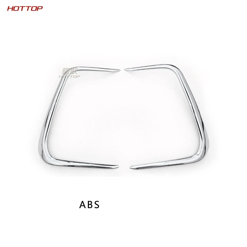Передняя противотуманная фара для Toyota Corolla - Цвет: ABS silver 2pcs