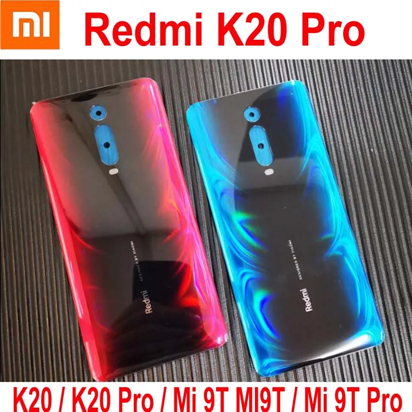 Оригинальная задняя Батарея Крышка для спортивной камеры Xiao mi Red mi K20/K20 Pro/mi 9T mi 9 T/mi 9T Pro 6,3" задний Чехол Корпус двери Стекло оболочки