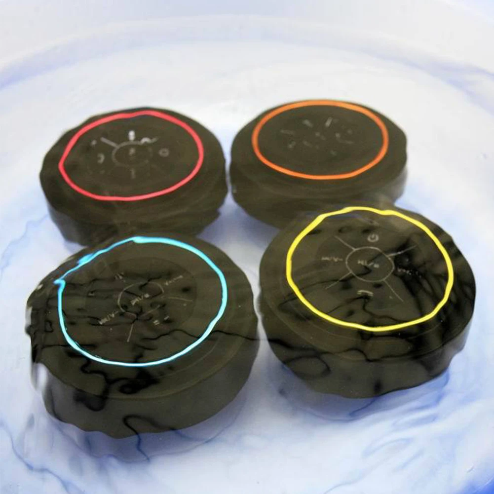 Wireless Stereo Waterproof Surround Sound Button Touch Dustproof FM Radio Lossless Bluetooth Speaker Portable Suction Cup ABS