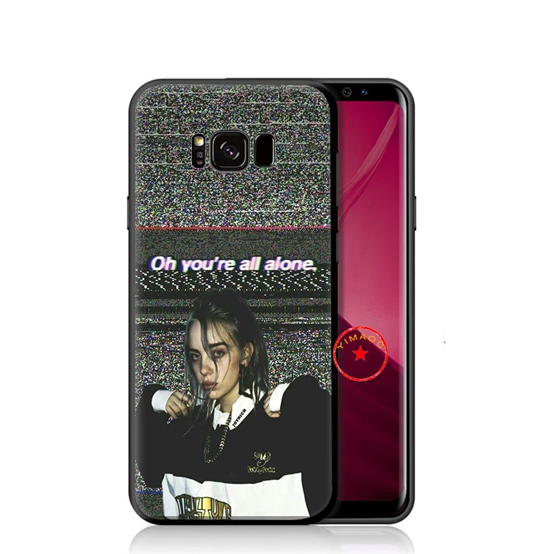 5 Billie Eilish Мягкий силиконовый чехол для samsung Galaxy S10 S10e S9 S8 Plus S7 Edge для samsung Note 10 9 8 Plus - Color: 5