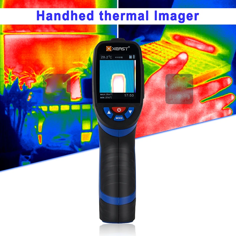 Тепловая камера thermique infrarouge тепловизор камера Инфракрасное изображение XE-26D 2,4 дюймов цветной экран ручной с USB