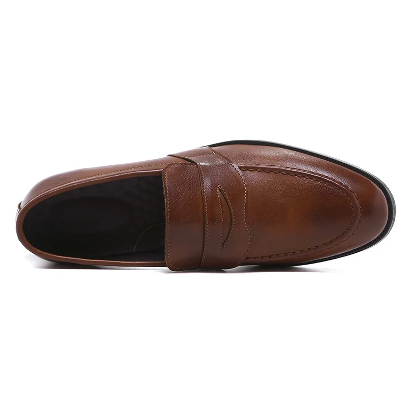 Осенняя мужская обувь; кожаные Мужские модельные туфли; роскошные мужские деловые оксфорды; Классическая обувь для мужчин