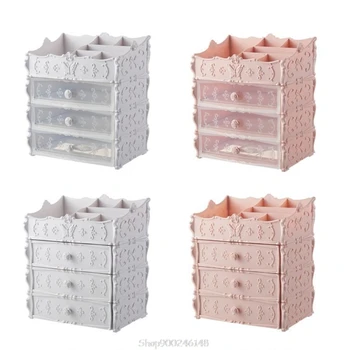 

Plastic Cosmetic Drawer Container Makeup Organizer Box For Storage Nail Holder Home Desktop Sundry Storage Cas N02 20 Dropship