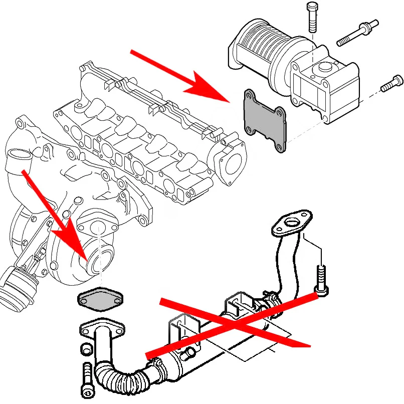Удаление egr заглушка для Opel Vauxhall CDTI Saab TiD Fiat Alfa Lancia1.9 JTD