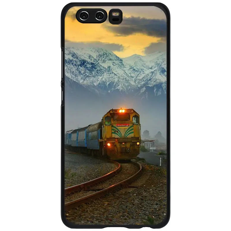 Мягкий чехол для телефона EWAU Railway для huawei Honor view 20 9X 6A 7A 7C 7X 8C 8X Pro 8 9 10 Lite - Цвет: B12