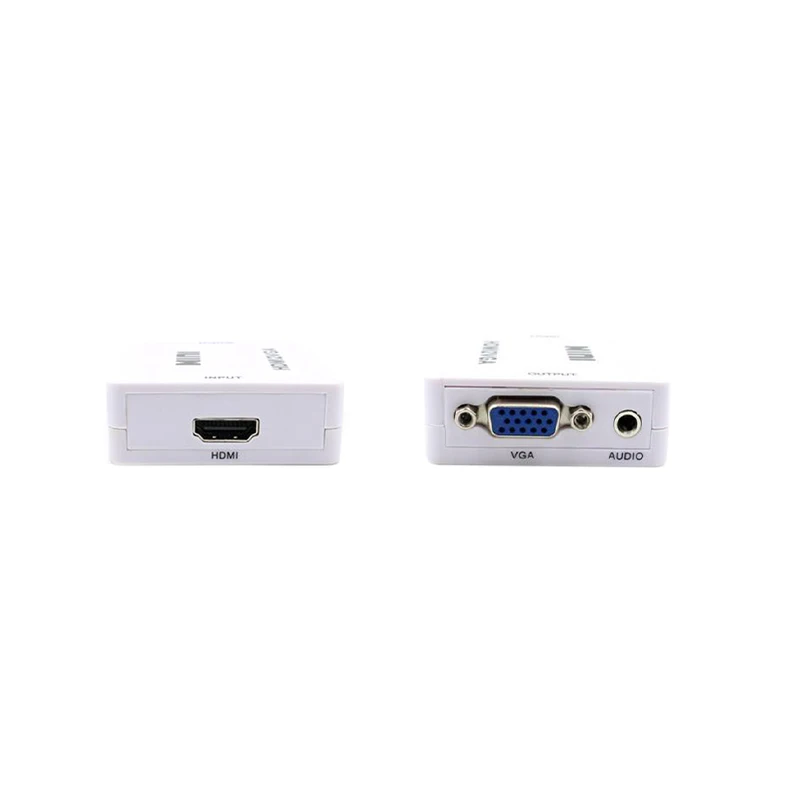 VGA к HDMI Full HD 1080P видео конвертер адаптер для ПК ноутбука DVD ТВ Горячая