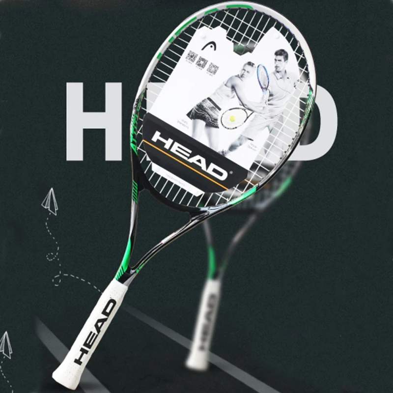 Оригинальная карбоновая Теннисная ракетка Raqueta Tenis Padel Tenni с сумкой для начинающих, тренировочная ракетка для тенниса