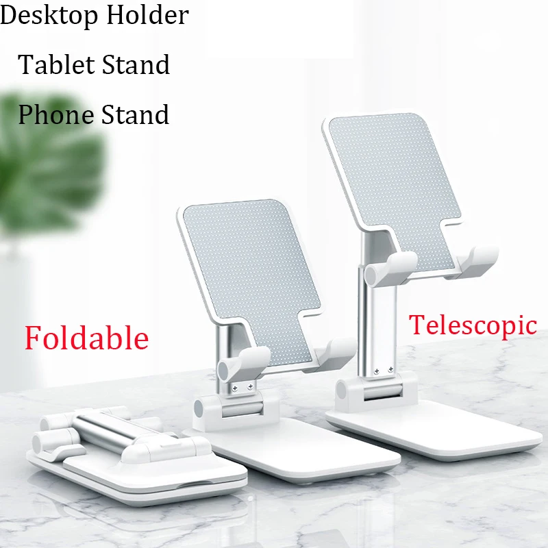 

Foldable Desktop Holder Tablet Stand For iPad Pro 11 10.5 10.2 9.7 mini For Samsung Xiaomi Tablet Stand Telescopic Phone Holder