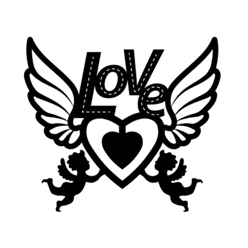Naifumodo Angel Heart Dies Love металлические режущие штампы новые 2019 для скрапбукинга карты