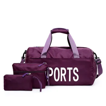 

3Pcs/set Gym Bags for Women Luggage Fitness Handbag Tas Sporttas Shoulder Tote Travel Bolsa Deporte Sports Gymtas B311