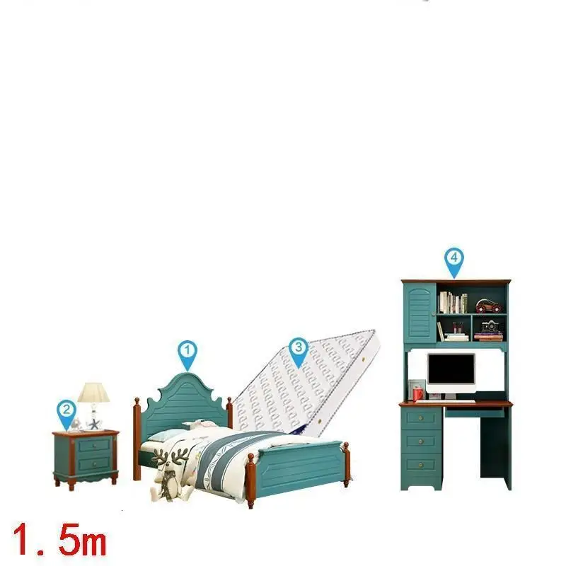 Cocuk Yataklari kinderbeden для детей Infantiles Chambre Litera Muebles De Dormitorio Wood Lit Enfant Cama Infantil детская кровать