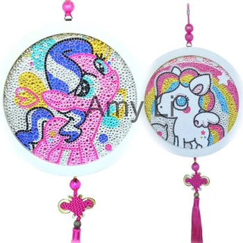 

5d DIY Accessories Special shape children puzzle cartoon princess Crystal Hanging picture Diamond painting with Framed