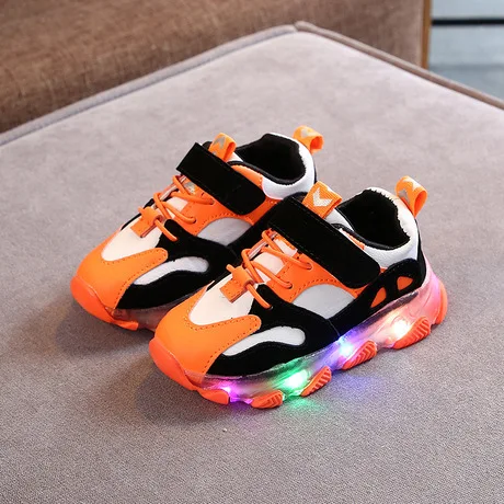 

2019 Autumn New Style Kids Children Lighting Shoe Women's 1-5-Year-Old 3 BOY'S Athletic Shoes Small CHILDREN'S Baby Toddler Shoe