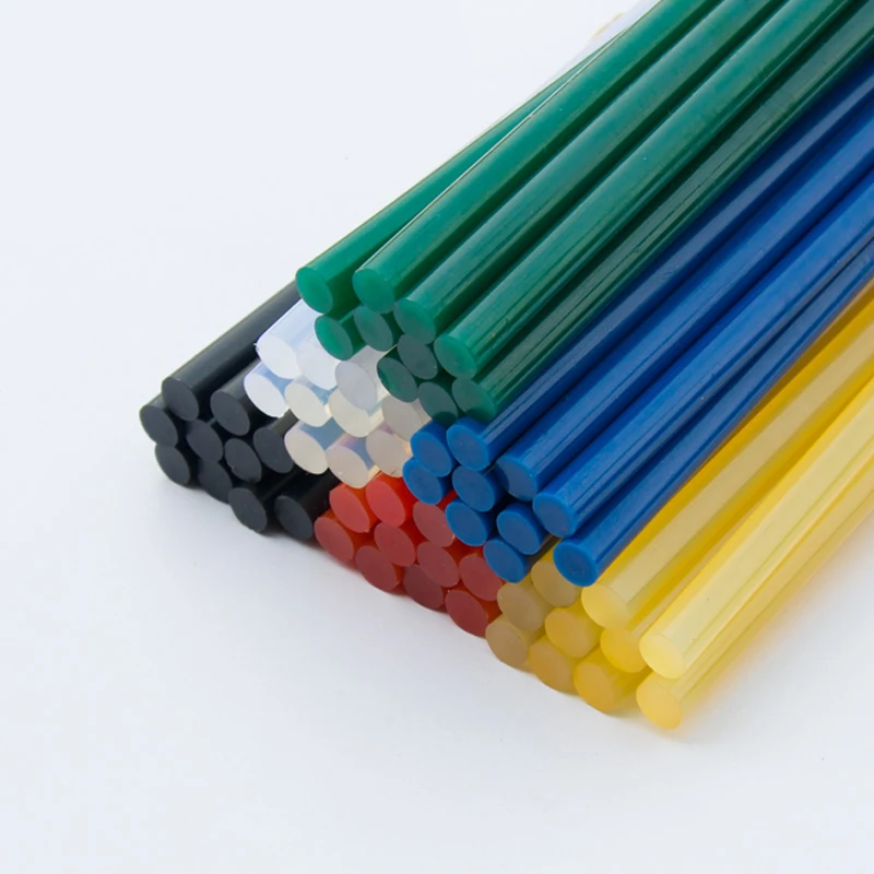 Color glue stick 10pcs 7/11x270mm hot melt glue stick 7mm/11mm diameter household DIY industrial hot glue stick