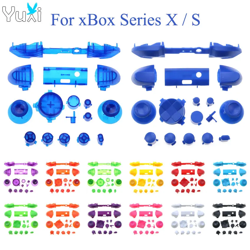 Yuxi Rb Lb Bumper Rt Lt Trigger Buttons Mod Kit Per Xbox Series X S Controller Analog Grip Stick Dpad Abxy Button