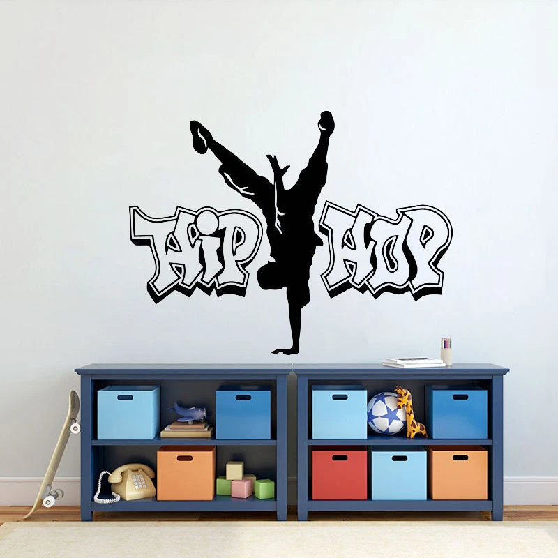 Z532 Wall Decal Vinyl Sticker Decor Art Bedroom Design Hip Hop Picture Music