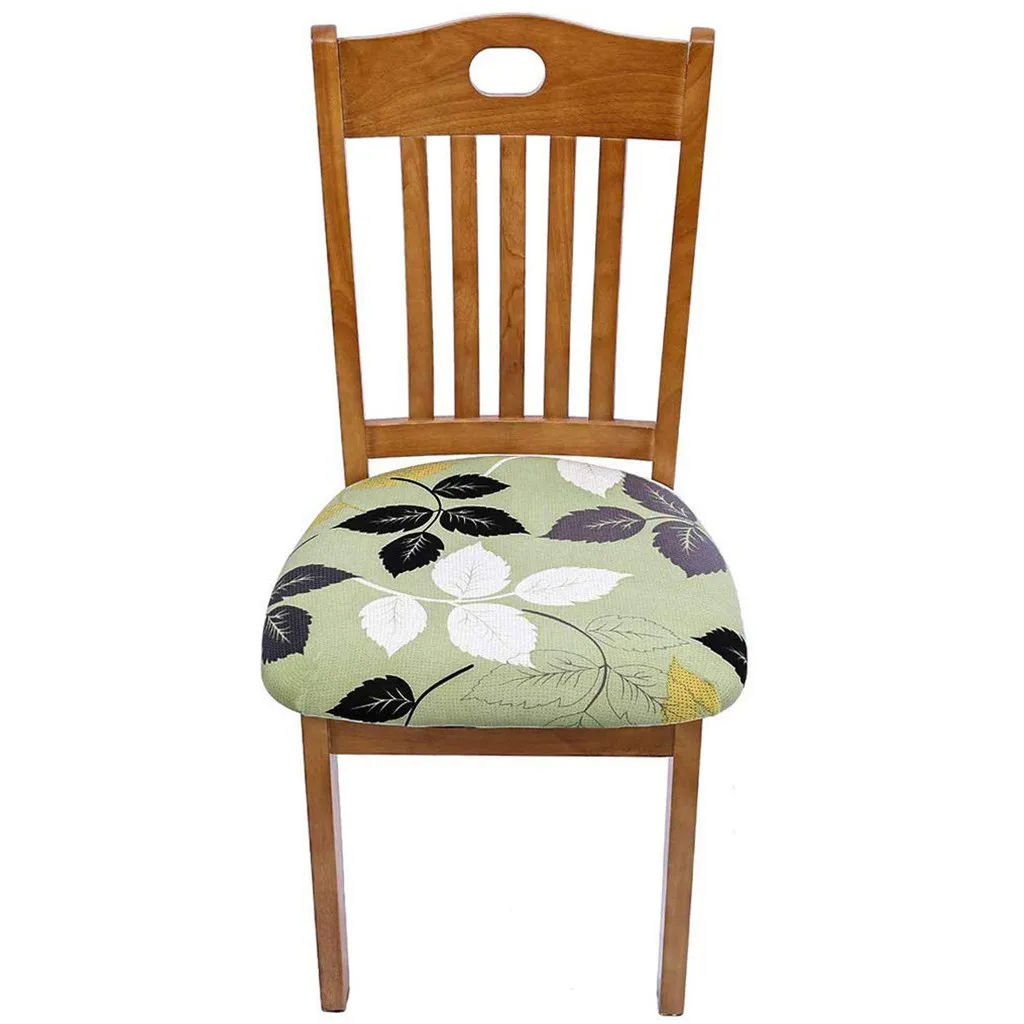Новые чехлы на стулья, защитные чехлы на стулья для столовой, рождественские украшения - Цвет: E