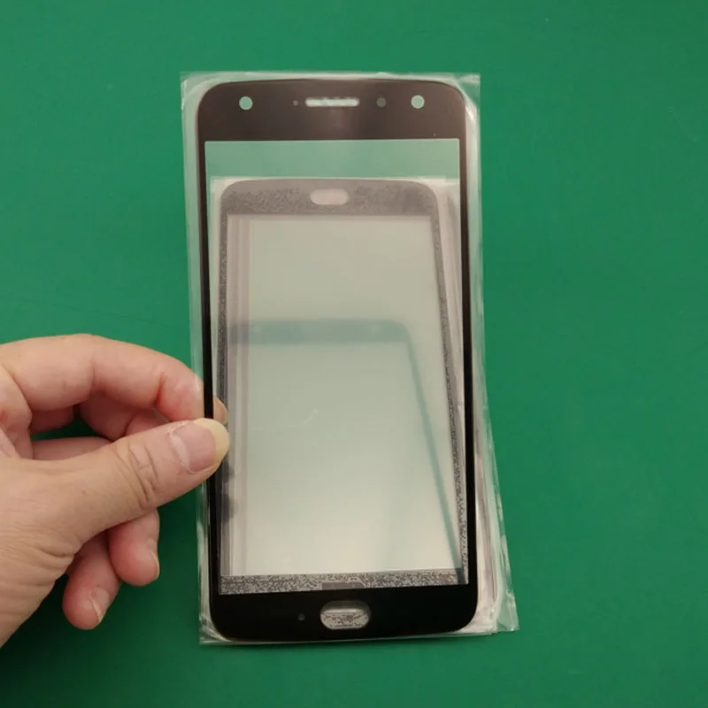Стекло + пленка oca 10 шт. переднее Сенсорное ЖК-стекло внешний объектив для Motorola Moto X