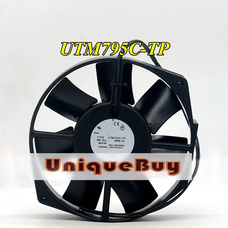 Процессорный кулер для ROYALFAN UTM795C-TP 200V 36 V/31 Вт 172x150*38 мм металлический вентилятор охлаждения