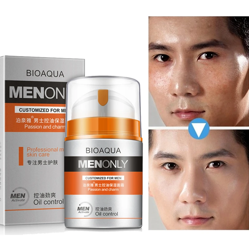 

Skin Care Men Deep Moisturizing Oil-control Face Cream Hydrating Anti Wrinkle Shrink Pore Whitening Day Cream 50g