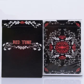 

Red Tune Dack Playing Cards Regular Deck Rider Back Card Magic Trick Magic Props