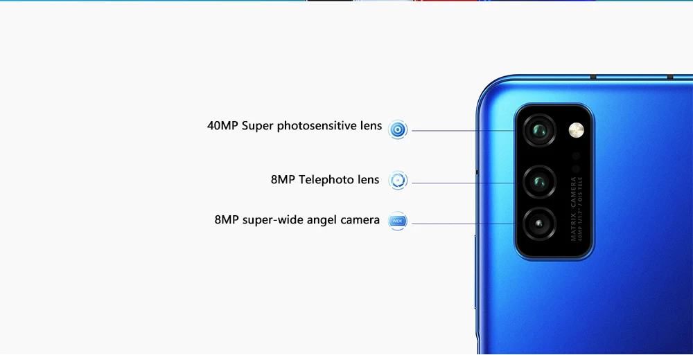 Смартфон Honor V30, четыре ядра, Кирин 128, 5G, 6 ГБ, 8 ГБ, ГБ, 40 МП, тройная камера, 40 Вт, SuperCharge, 5G, мобильный телефон