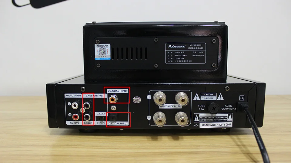 Ламповый усилитель Nobsound MS 10D MKII ламповый MKIII вакуумный с поддержкой Bluetooth USB 110 В