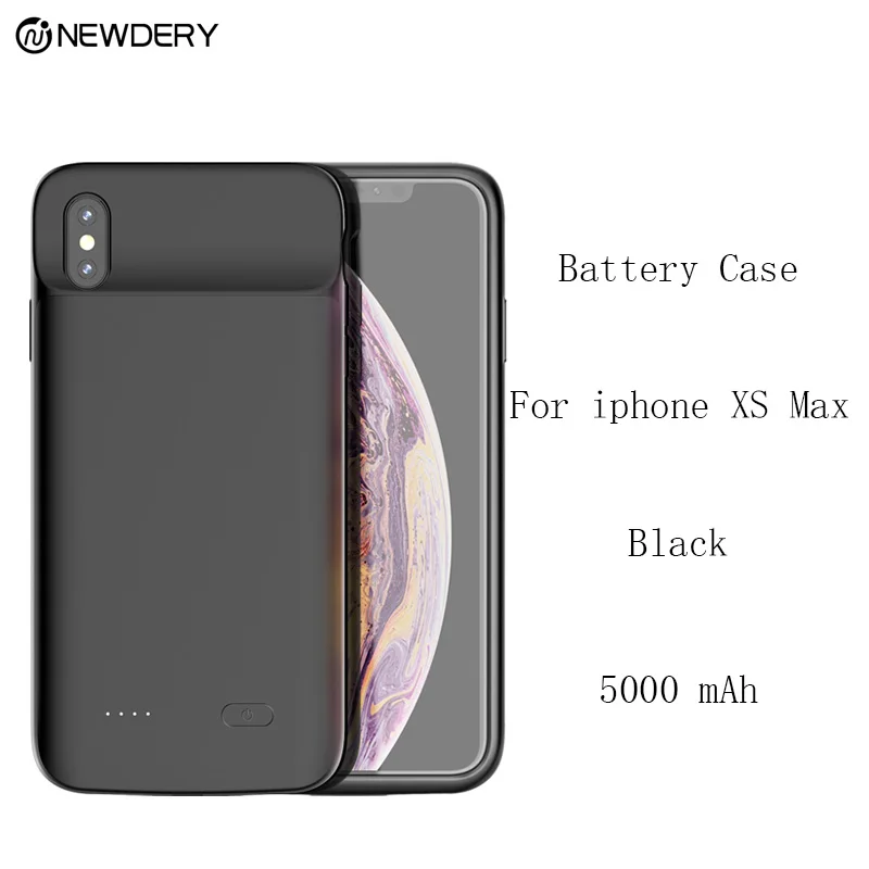 Хит продаж чехол для зарядки черный ТПУ аккумулятор iPhone 6 7 8 plus X XS XR Max из ТПУ|Чехлы